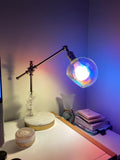 Lamp iridescent globe